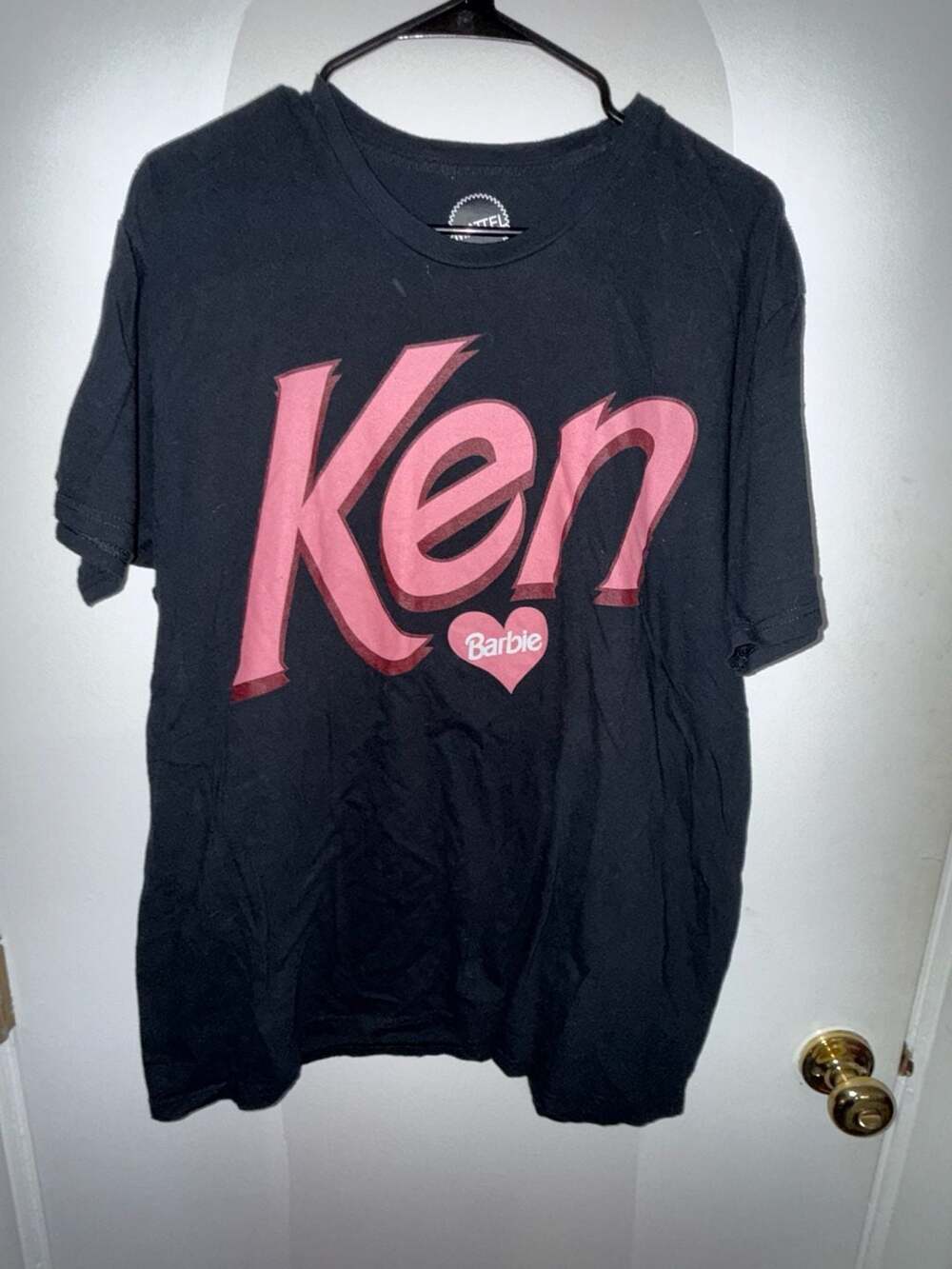 Mattel Barbie Ken Graphic T-Shirt XL Black